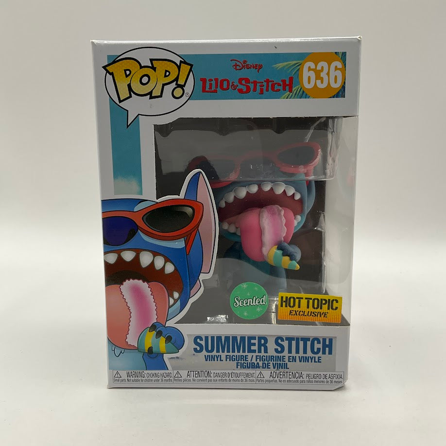 Summer Stitch Funko Pop! Lilo & Stitch #636 Scented Hot Topic Exclusive、Funko、kayou