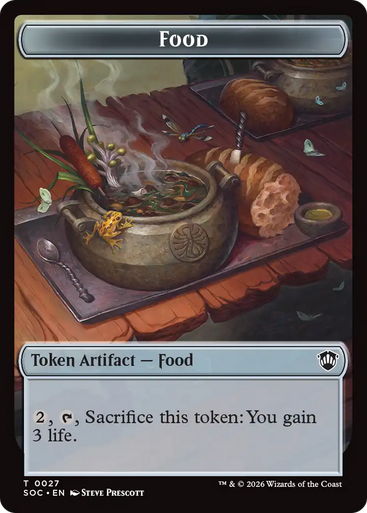 Secrets of Strixhaven Commander - Food Token | Secrets of Strixhaven Commander、Magic: The Gathering、kayou
