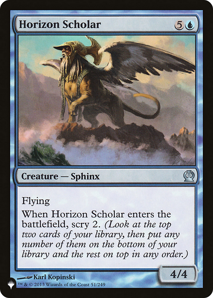 Horizon Scholar (LIST-51/249) - The List、Wizards of the Coast、kayou
