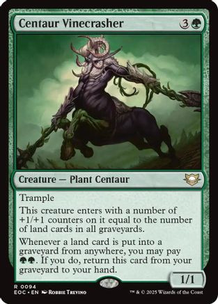 Centaur Vinecrasher (EOC-094) - Commander: Edge of Eternities、Wizards of the Coast、kayou
