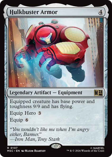 Hulkbuster Armor (Surge Foil) | Marvel Super Heroes Commander、Magic: The Gathering、kayou