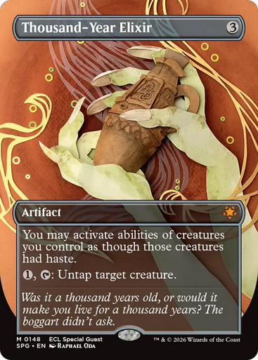 Thousand-Year Elixir (Borderless Foil) | Special Guests、Magic: The Gathering、kayou