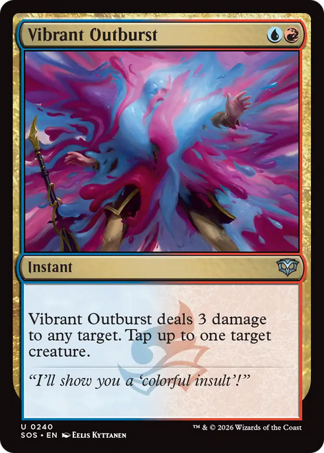 Vibrant Outburst (Foil) | Secrets of Strixhaven、Magic: The Gathering、kayou
