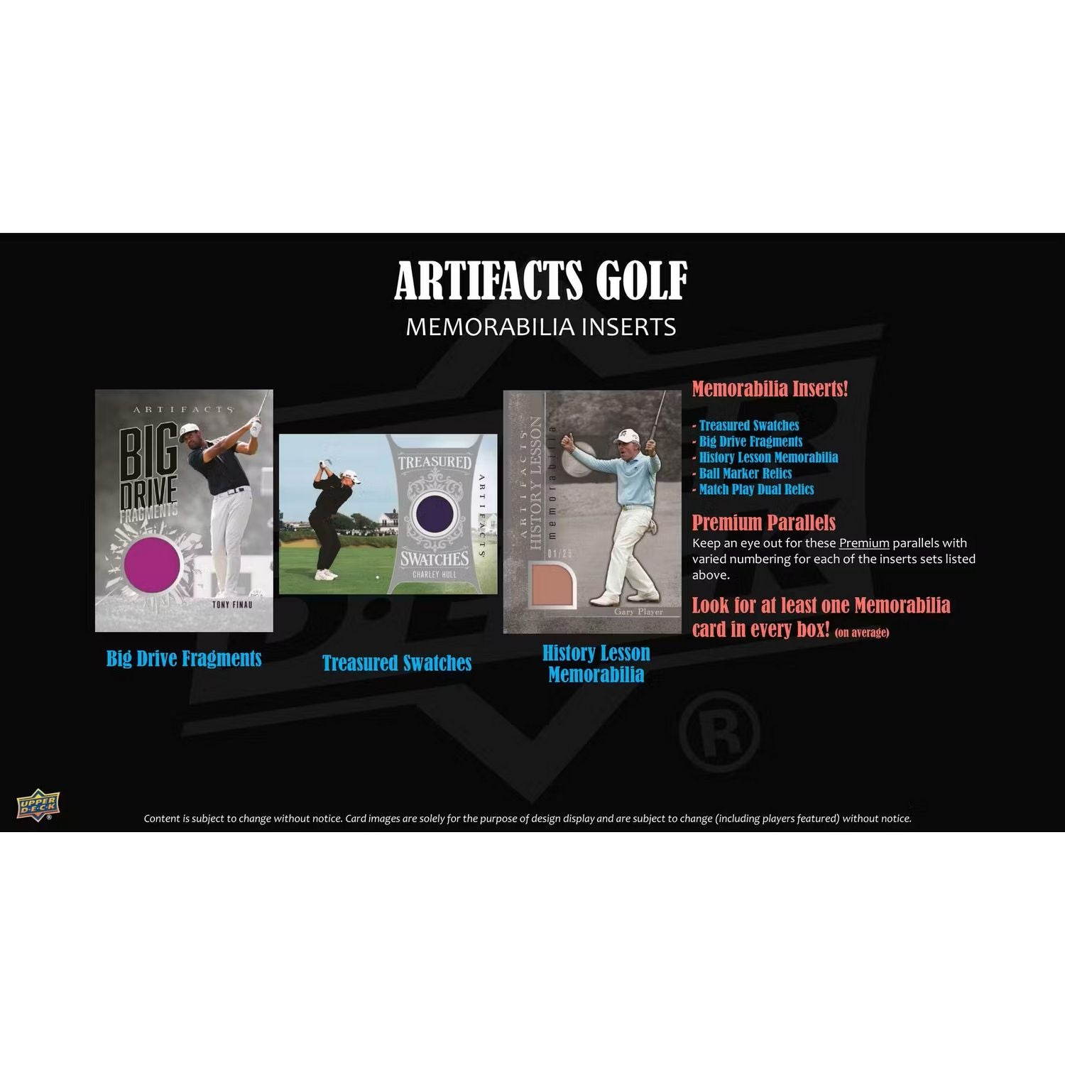 2026 Upper Deck Artifacts Golf Hobby Box *Contact Us To Order*、Upper Deck、kayou