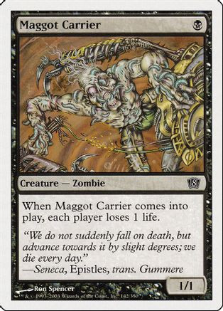 Maggot Carrier (8ED-142) - 8th Edition Foil、Wizards of the Coast、kayou
