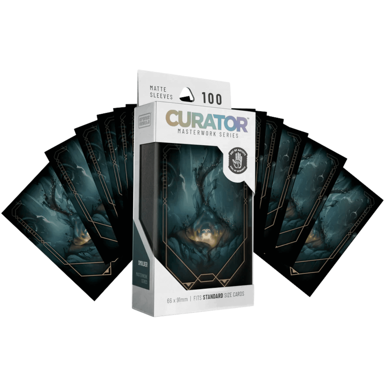 Curator Masterworks Sleeves: Smolder - Matte Standard Size (100ct) (Add to cart to see price)、Orange Nebula、kayou