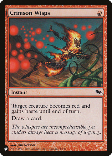 Crimson Wisps (LIST-88/301) - The List、Wizards of the Coast、kayou