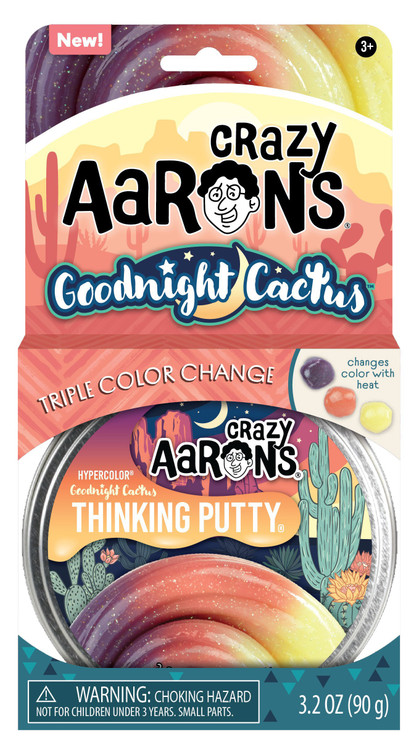 Thinking Putty Goodnight Cactus 4-Inch Full Size Putty、ToyWiz、kayou