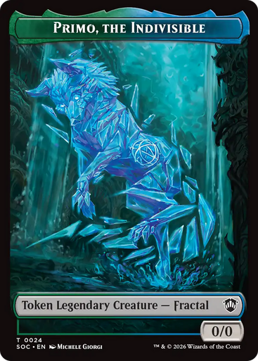 Secrets of Strixhaven Commander - Primo, the Indivisible Token (Foil) | Secrets of Strixhaven Commander、Magic: The Gathering、kayou