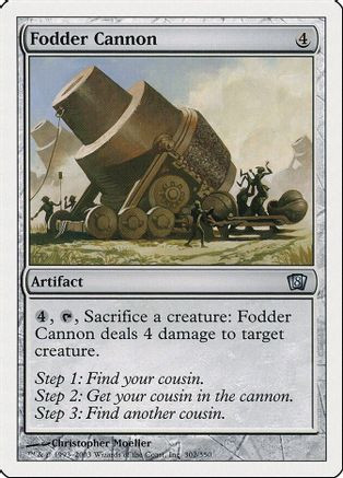 Fodder Cannon (8ED-302) - 8th Edition Foil、Wizards of the Coast、kayou