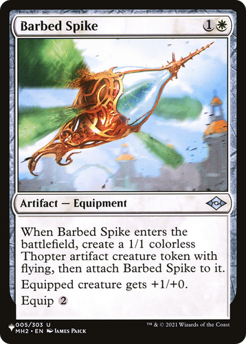 Barbed Spike (LIST-005/303) - The List、Wizards of the Coast、kayou
