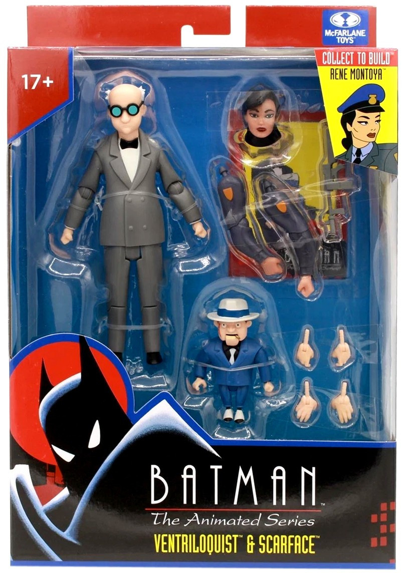 McFarlane Toys DC Multiverse Build Rene Montoya Series Ventriloquist & Scarface Action Figure Batman: The Animated Series、ToyWiz、kayou