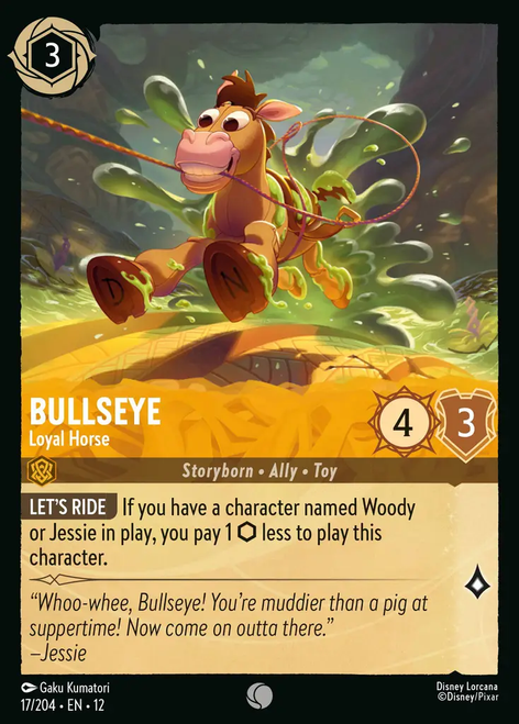 Bullseye - Loyal Horse (Foil) | Wilds Unknown、Disney Lorcana、kayou