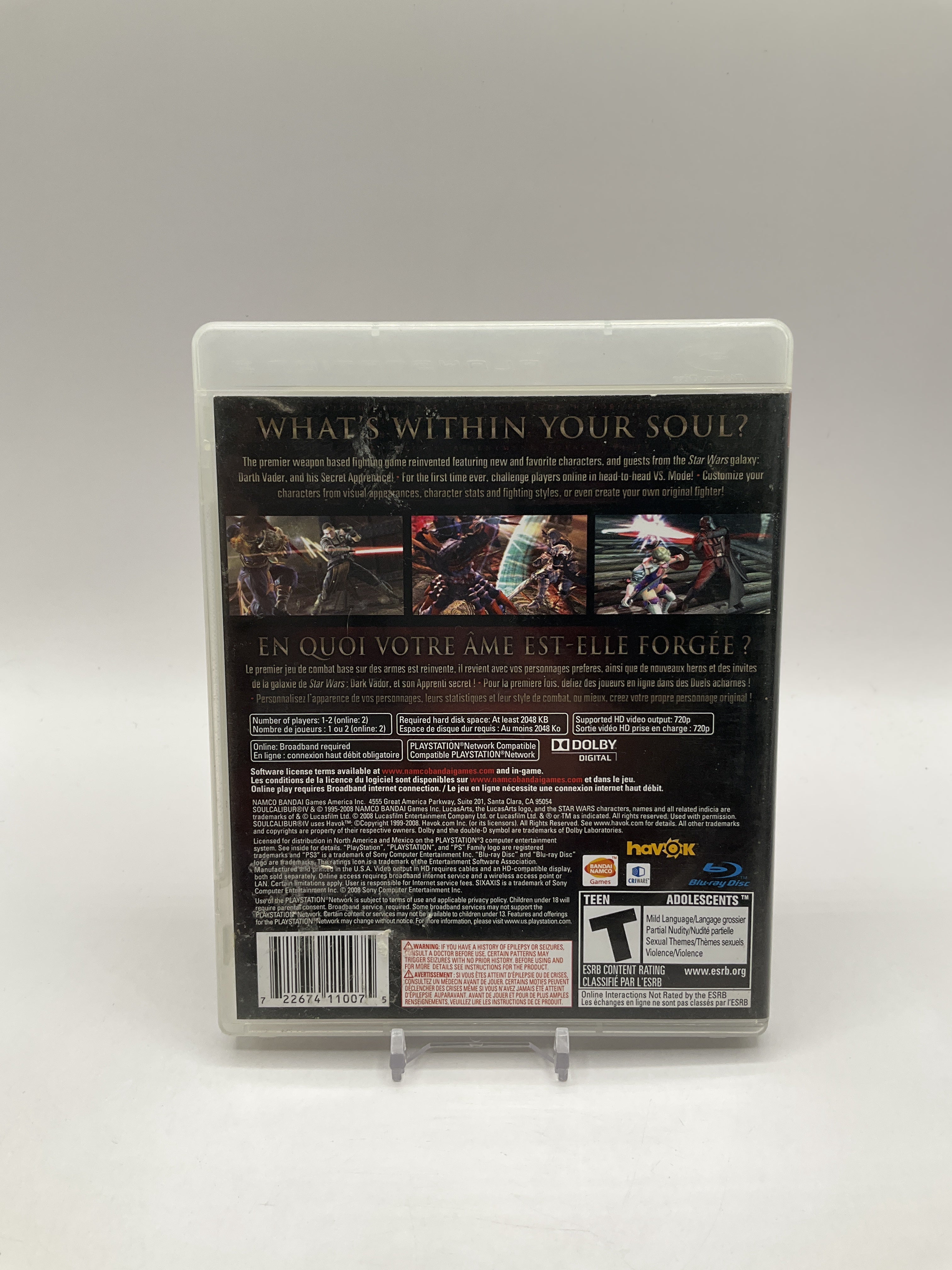 Soul Calibur IV Playstation 3 Used、Collector Store LLC - VG、kayou