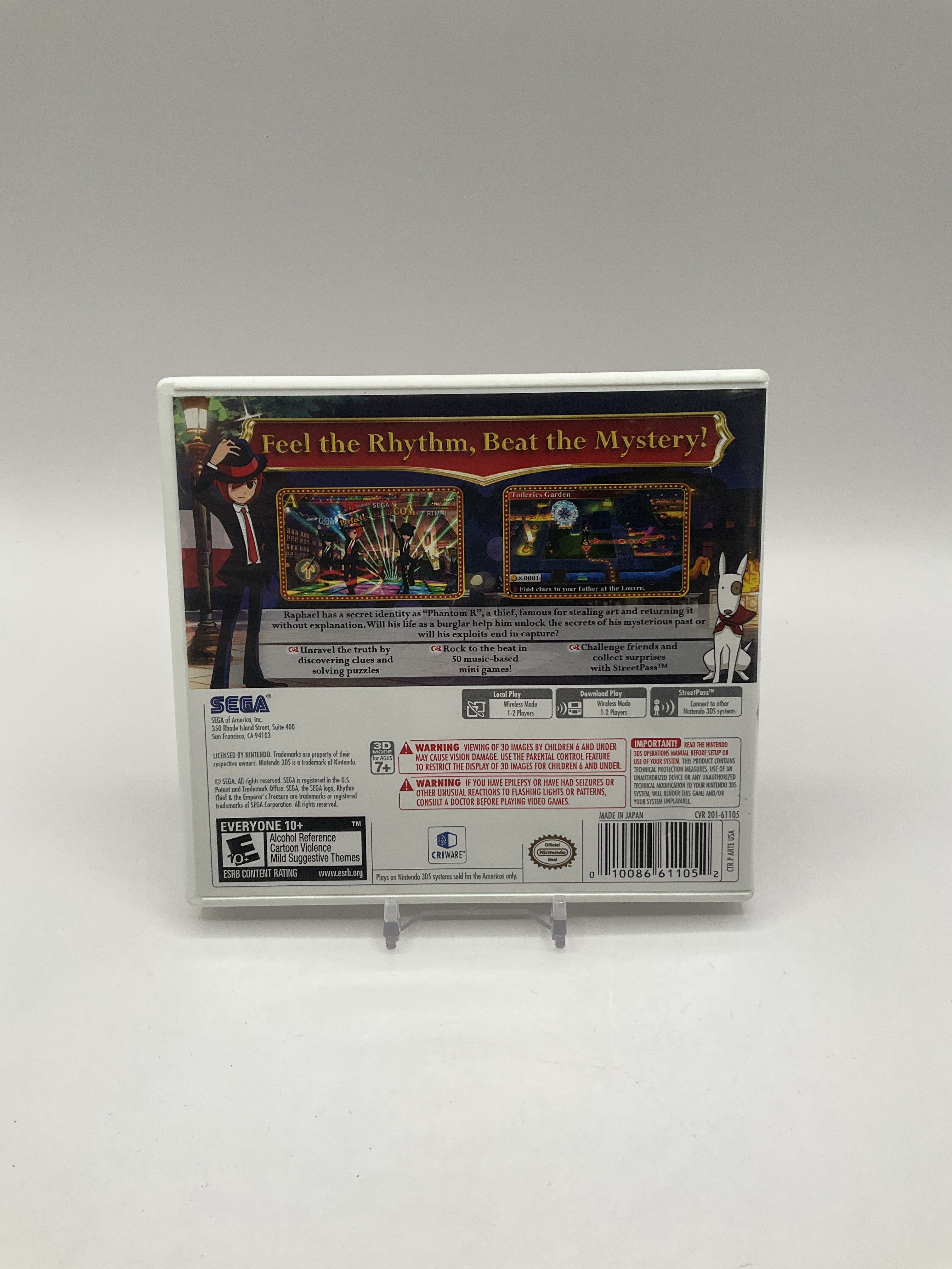 Rhythm Thief & The Emperors Treasure Nintendo 3DS Used、Collector Store LLC - VG、kayou