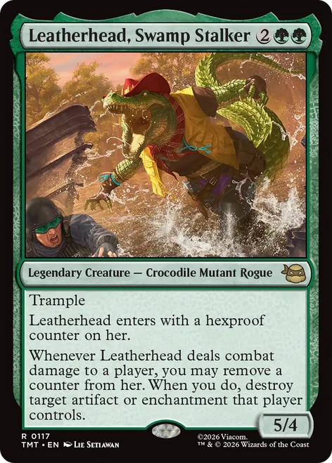Leatherhead, Swamp Stalker (Foil) | Teenage Mutant Ninja Turtles、Magic: The Gathering、kayou