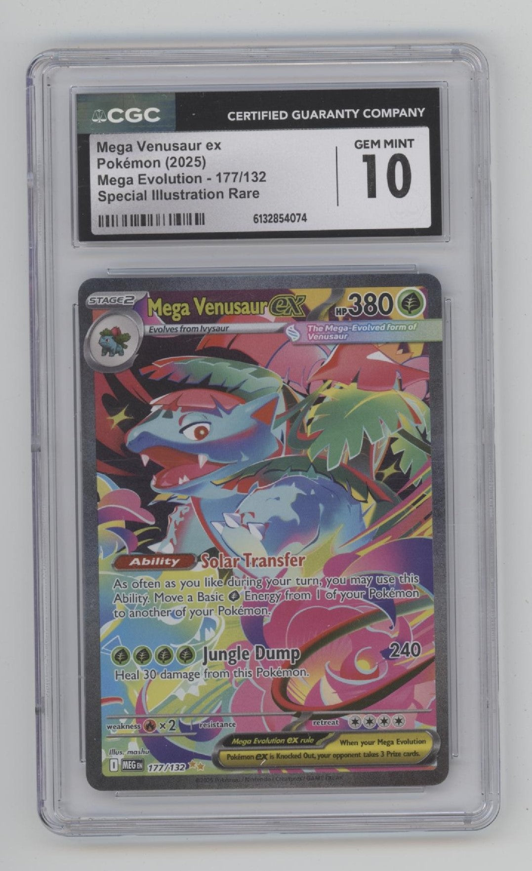 Mega Venusaur ex Pokemon Mega Evolution Special Illustration Rare #177 CGC 10、Collector Store LLC Gaming、kayou