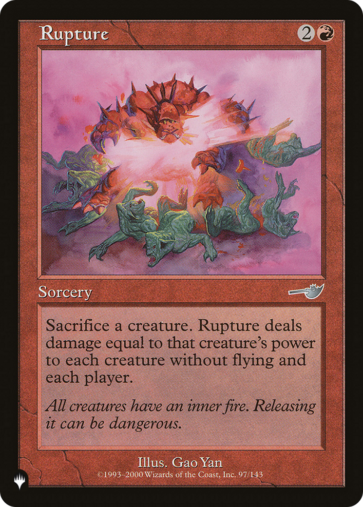 Rupture (LIST-97/143) - The List、Wizards of the Coast、kayou
