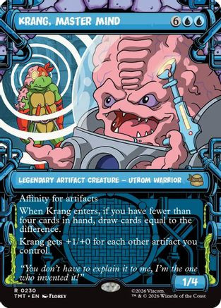Krang, Master Mind (Showcase) (TMT-230) - Teenage Mutant Ninja Turtles Foil、Wizards of the Coast、kayou