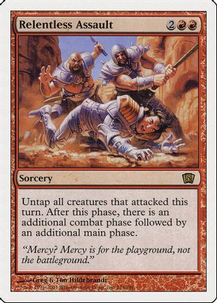 Relentless Assault (8ED-214) - 8th Edition Foil、Wizards of the Coast、kayou