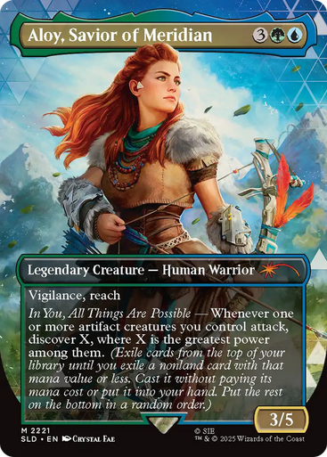Aloy, Savior of Meridian (Secret Lair - Horizon: Into the Forbidden West) | Secret Lair Drops、Magic: The Gathering、kayou
