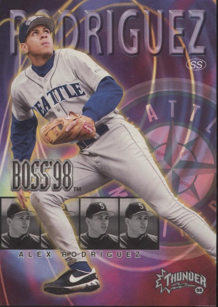 Alex Rodriguez 1998 Fleer Thunder Boss #17、Collector Store LLC、kayou