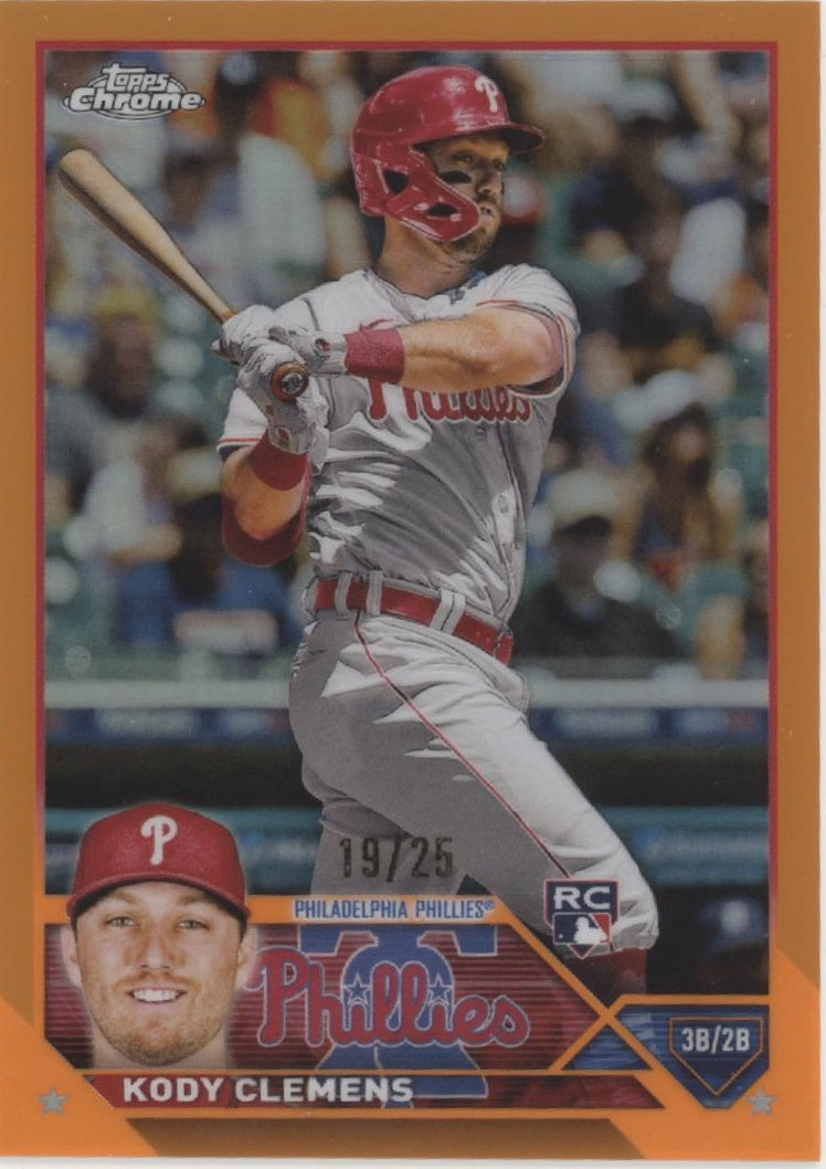 Kody Clemens 2023 Topps Chrome Orange Refractor RC 19/25 #135、Collector Store LLC、kayou