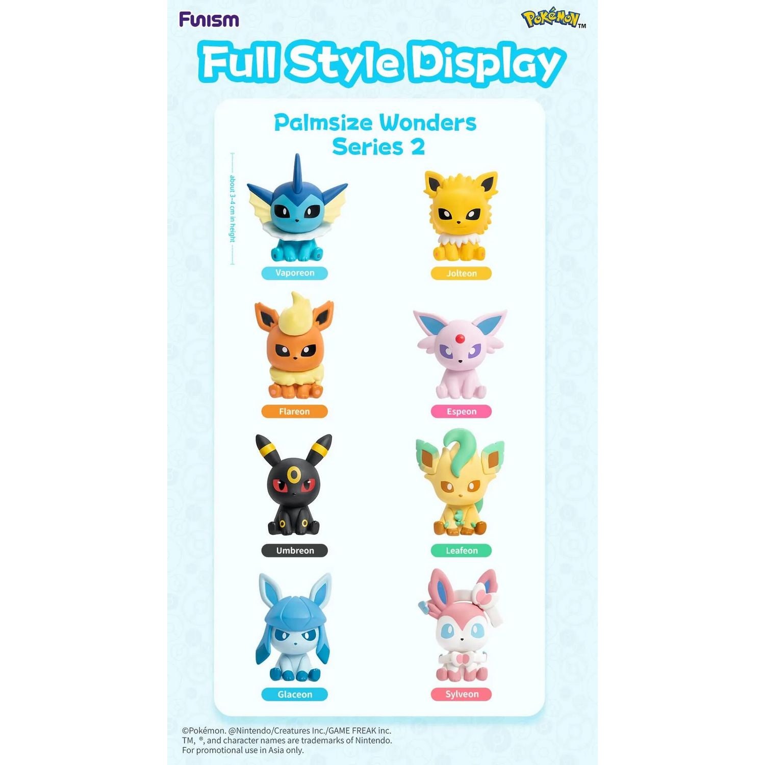 Funism Pokemon Palmsize Wonders Series 2 Figures、Funism、kayou