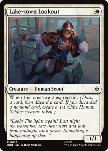 Lake-town Lookout (Foil) | The Hobbit、Magic: The Gathering、kayou