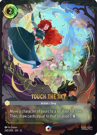 Touch the Sky (Enchanted) (240/204) - Wilds Unknown Holofoil、Ravensburger、kayou