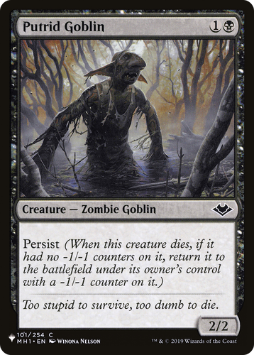 Putrid Goblin (LIST-101/254) - The List、Wizards of the Coast、kayou