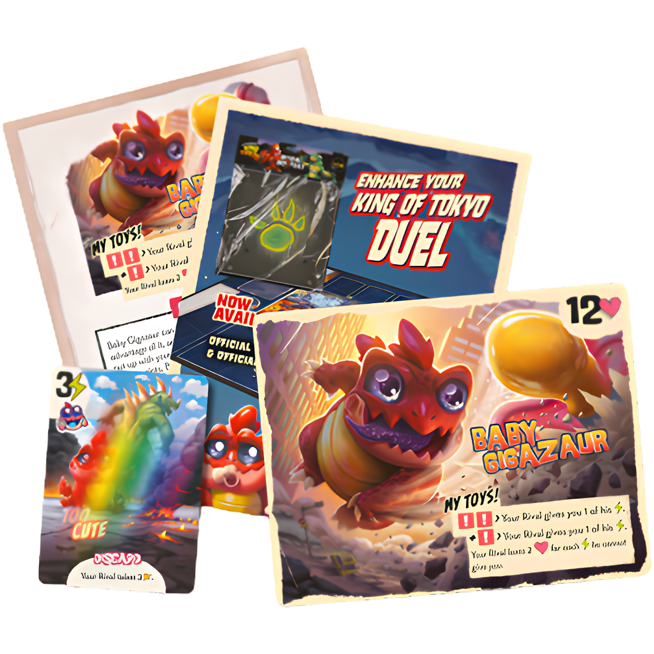 King of Tokyo: Duel - Baby Gigazaur Expansion、Iello、kayou