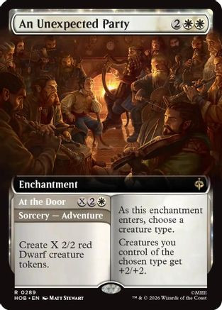 An Unexpected Party (Extended Art) (HOB-289) - The Hobbit Foil、Wizards of the Coast、kayou