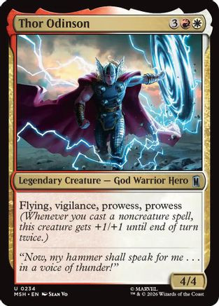 Thor Odinson (MSH-234) - Marvel Super Heroes Foil、Wizards of the Coast、kayou