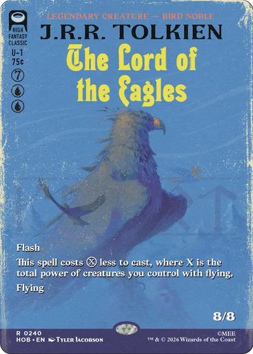 The Lord of the Eagles (Borderless Book Cover) | The Hobbit、Magic: The Gathering、kayou