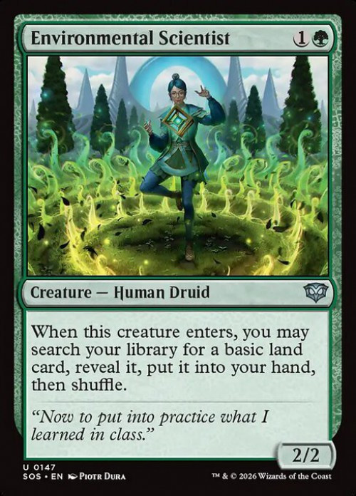 MtG Secrets of Strixhaven Uncommon Environmental Scientist #147、ToyWiz、kayou
