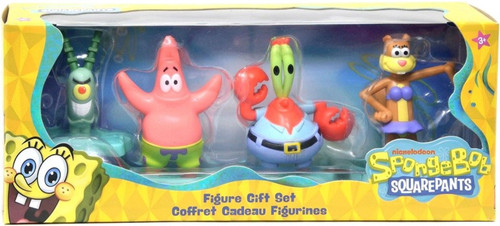 Spongebob Squarepants Plankton, Patrick, Mr. Krabs & Sandy Cheeks Mini Figure 4-Pack、ToyWiz、kayou