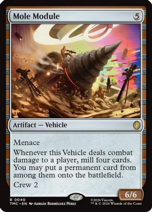 Mole Module (TMC-040) - Commander: Teenage Mutant Ninja Turtles、Wizards of the Coast、kayou