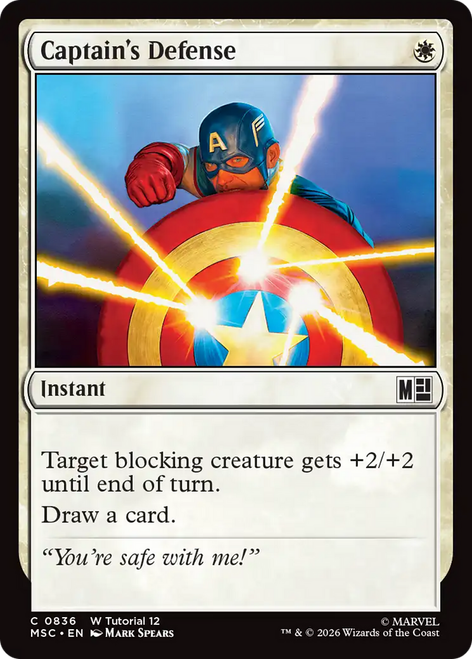 Captain's Defense (Tutorial) | Marvel Super Heroes Commander、Magic: The Gathering、kayou