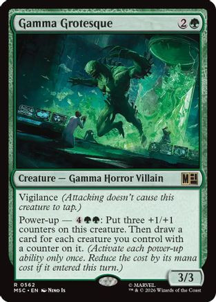 Gamma Grotesque (MSC-562) - Commander: Marvel Super Heroes、Wizards of the Coast、kayou