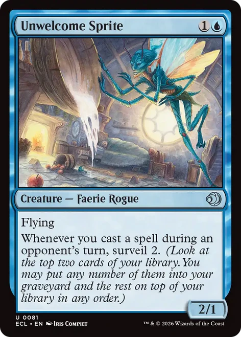Unwelcome Sprite | Lorwyn Eclipsed、Magic: The Gathering、kayou
