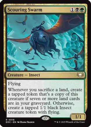 Scouring Swarm (EOC-016) - Commander: Edge of Eternities、Wizards of the Coast、kayou