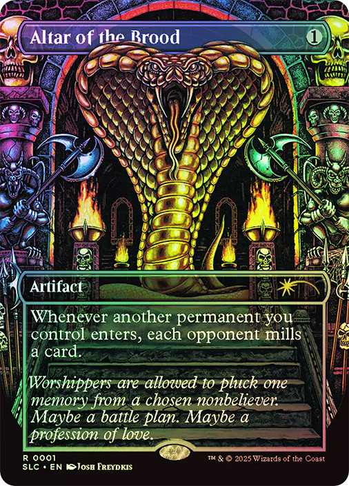 Altar of the Brood (SECRET_SLC_001-ENF)、Magic: The Gathering、kayou