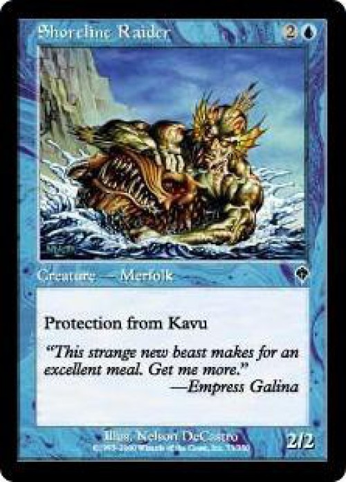 MtG Invasion Common Shoreline Raider #73、ToyWiz、kayou