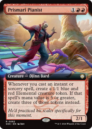 Prismari Pianist (Extended Art) | Secrets of Strixhaven Commander、Magic: The Gathering、kayou