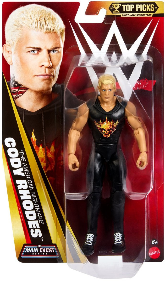 WWE Wrestling Top Picks 2026 Main Event Series Cody Rhodes Action Figure、ToyWiz、kayou