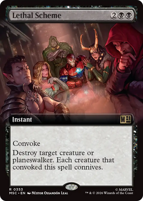 Lethal Scheme (Extended Art) | Marvel Super Heroes Commander、Magic: The Gathering、kayou