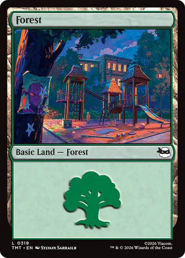 Forest (#319) (Foil) | Teenage Mutant Ninja Turtles、Magic: The Gathering、kayou