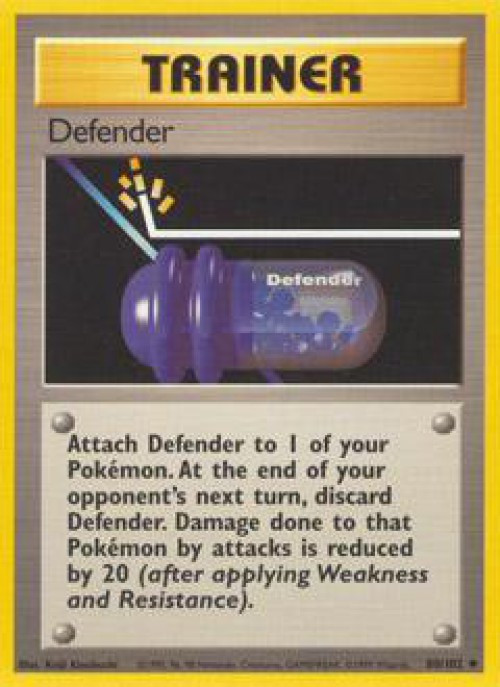Pokemon Base Set Uncommon Defender #80 Damaged、ToyWiz、kayou