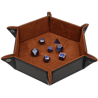 Forged Gaming: Hexagon Snap Folding Dice Tray - Brown、Forged Gaming、kayou